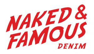 Naked and Famous Denim Red Logo