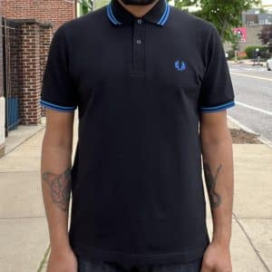 Fred Perry M12 Polo Manchester Blue