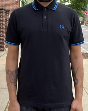 Fred Perry M12 Polo Manchester Blue