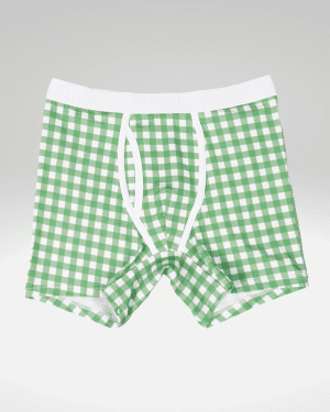 Fahrenheit NYC Newman Green Gingham Boxer Brief