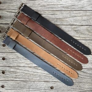 Leather NATO Watch Straps 22 MM