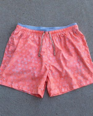 Gerry St. Tropez Mallorca Geometric Swim Trunks