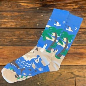 The Ampal Creative Island Cotton Blend Socks