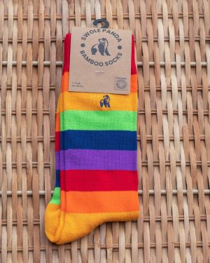 Swole Panda Bamboo Pride Socks