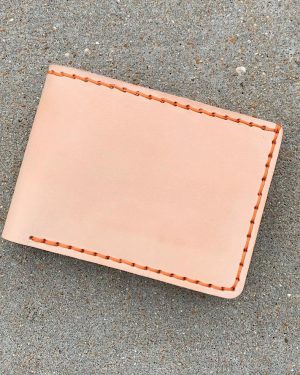 Five Pocket Bifold Wallet Natural Vachetta