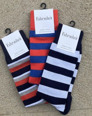 Fahrenheit NYC Rugby Striped Socks Assorted