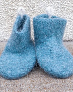 Kosy Sheep Home Slipper Socks Blue Ocean