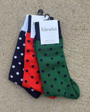 Fahrenheit NYC Polka Dot Socks