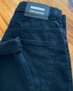 DR. DENIM NORA HIGH WAIST MOM JEANS BLACK