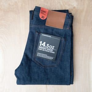 Unbranded UB101 skinny fit 14.5 oz. indigo selvedge jeans