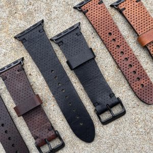Horween Perforated Apple Watch Band Assorted