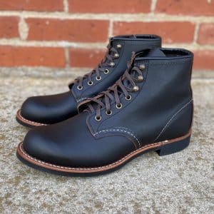 Red Wing Heritage Blacksmith 3345 Black Prairie Leather Lace Up Boots