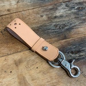 Natural Leather Key Fob
