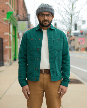 Kytone Denver Green Denim Jacket