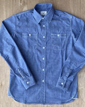 Nama Denim Light Chambray Work Shirt Indigo