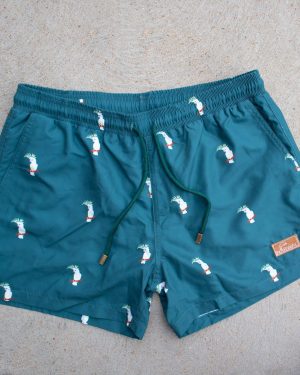Narwal Cockatoo Swim Trunks