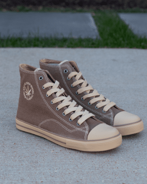 Greenergrass Billy Classic Taupe High Top Sneaker