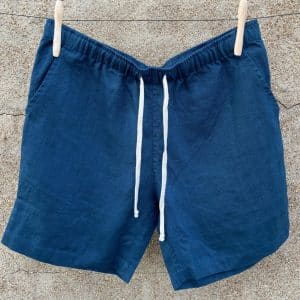 Alex Crane Bo Dusk Linen Shorts