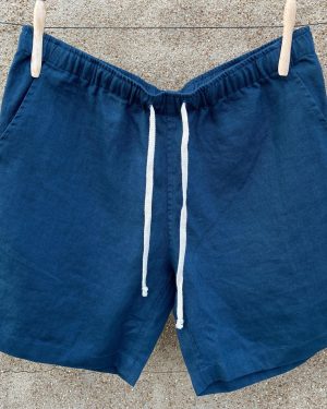 Alex Crane Bo Dusk Linen Shorts