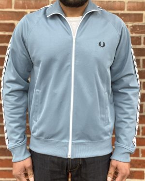 Fred Perry J6231 Taped Ash Blue Track Jacket