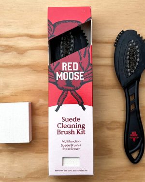 Red Moose Suede Brush Eraser Set