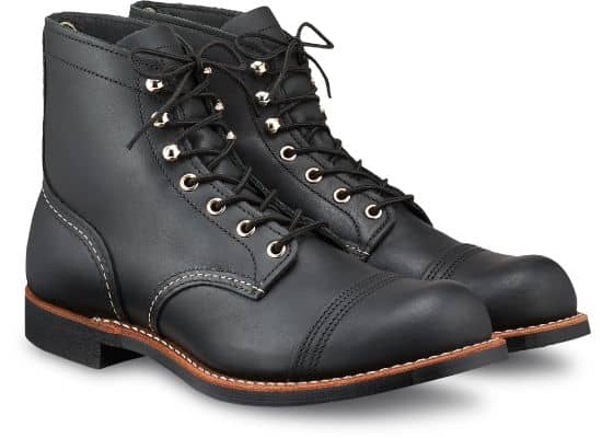 Red Wing Heritage Iron Ranger 8084 Black Harness Lace Up Boots 