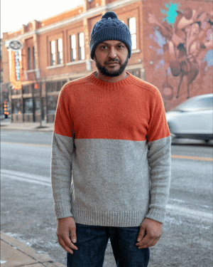 Seamless Half Crew Sweater