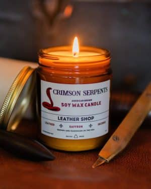 Leather Shop Soy Candle