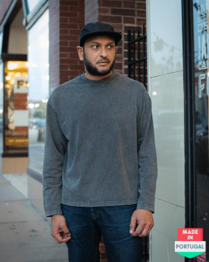Vintage Black Heavyweight Long-sleeve