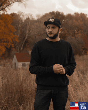 Black Mineral Wash Sweatshirt