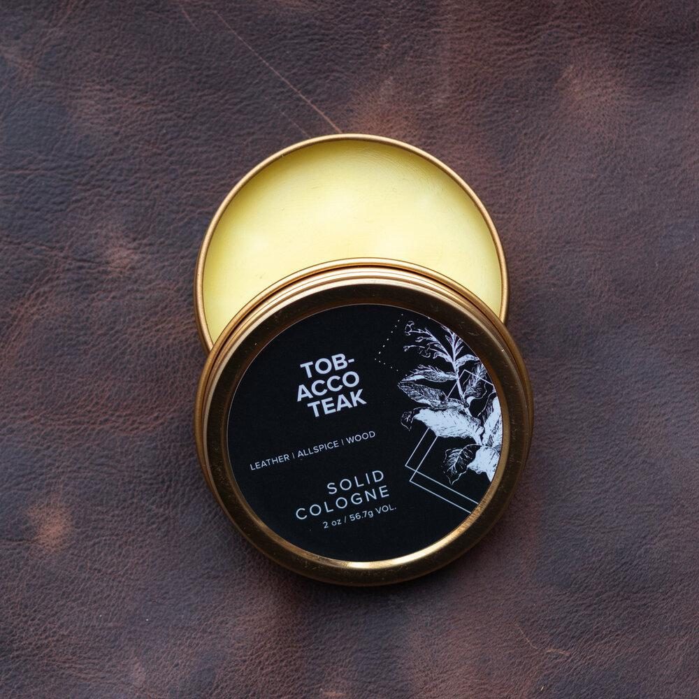 Broken Top Solid Colognes. Tobacco-Teak.