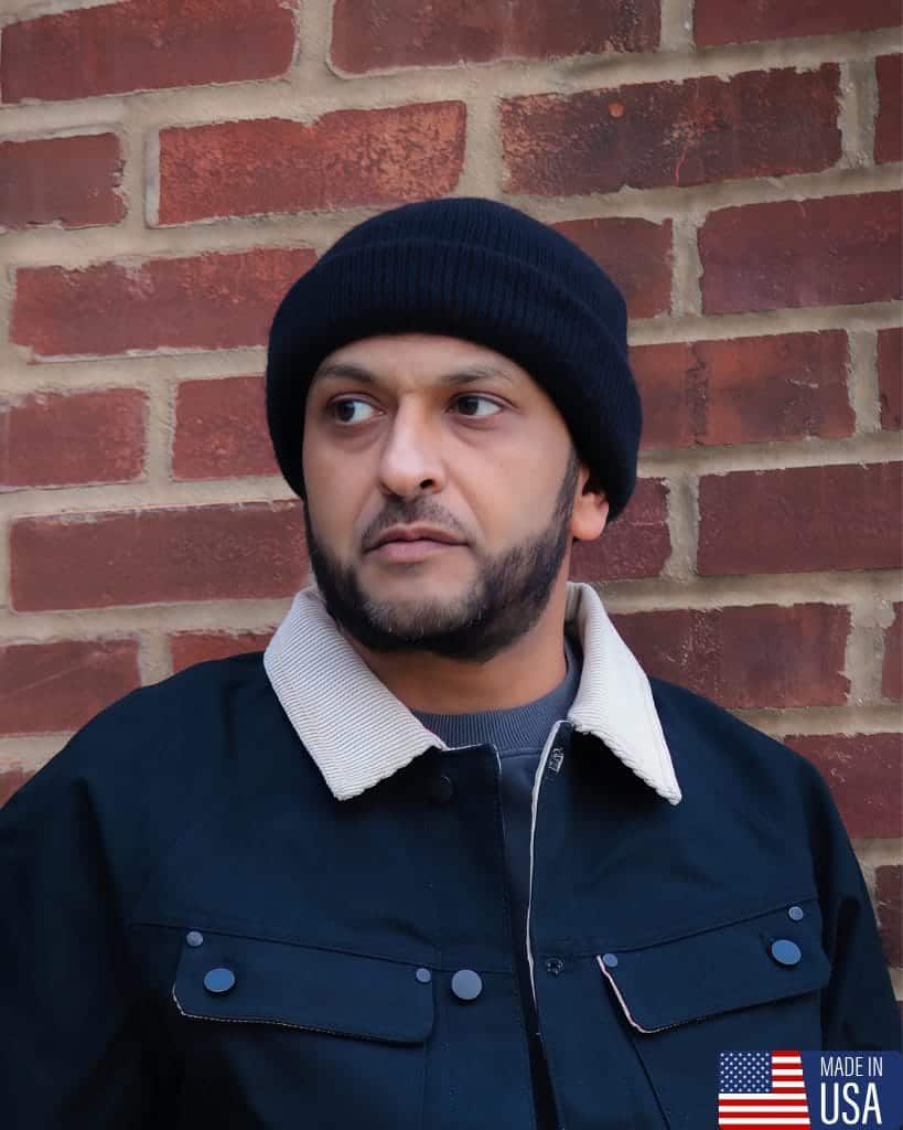 Genuine Wool Watch Cap by Rothco in Navy Blue. Made in the USA.