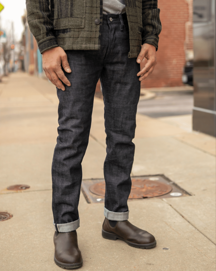 Companion Denim Joel Slim Pure Indigo 021CO 15 Selvedge Jeans