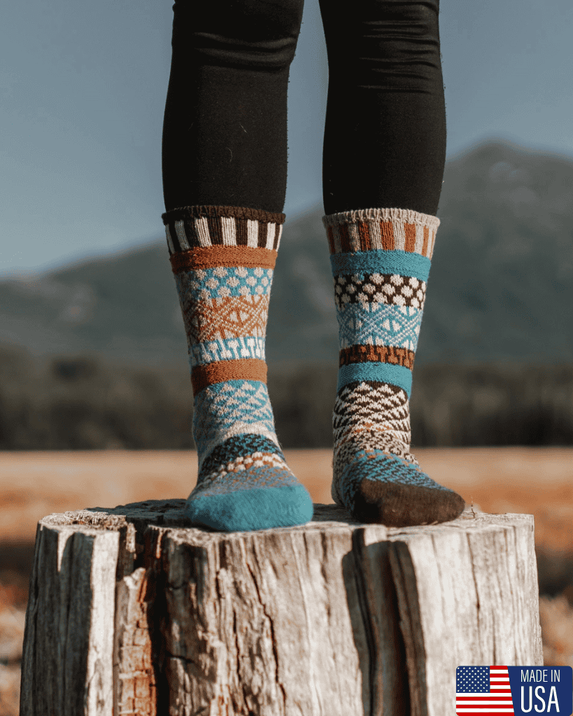 Walnut Wool Socks by Solmate Socks. Made in the USA.