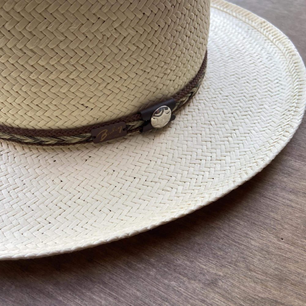 Rockett Gambler Hat from Bailey of Hollywood. Brim close-up.