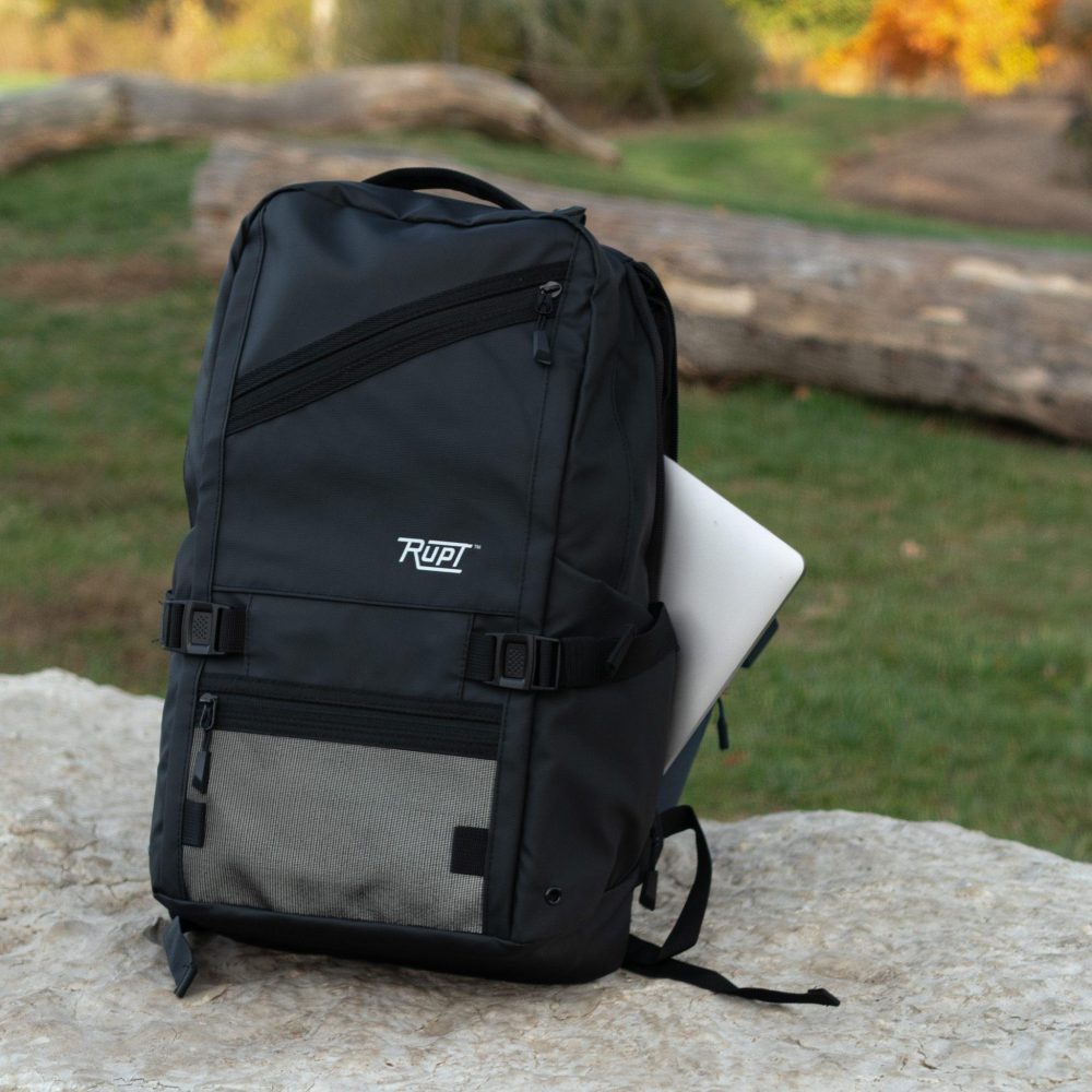 Rivin 18L Backpack by Rupt. Laptop compartment location view.
