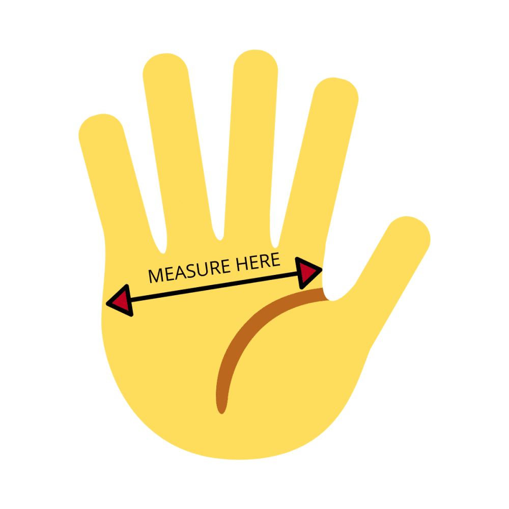 Alpaca Lined Leather Gloves in how-to-measure guide.