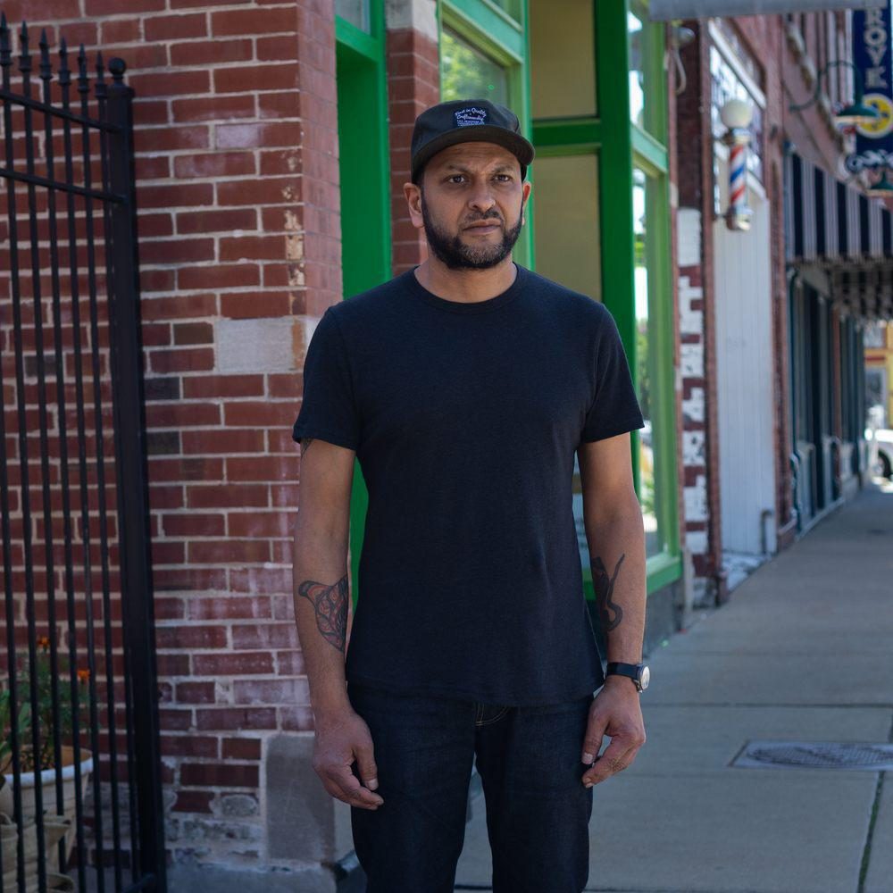 Hemp Organic Cotton Tee by US Blanks in black.