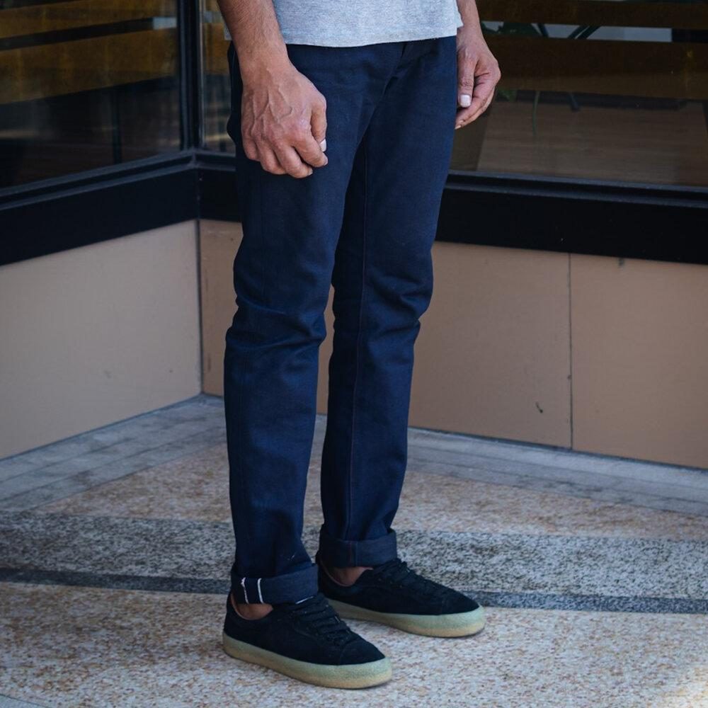Cobra Indigo Black Selvedge right view.