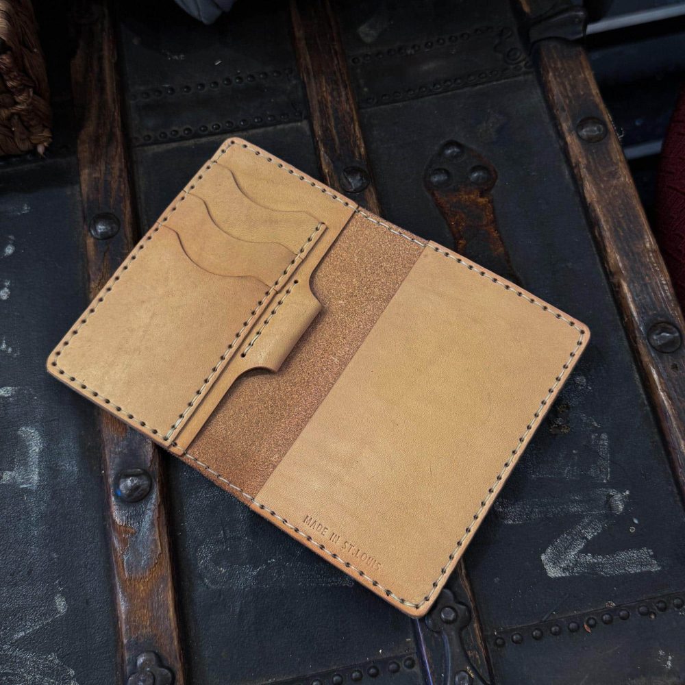 Leather Journal Cover open view #2.