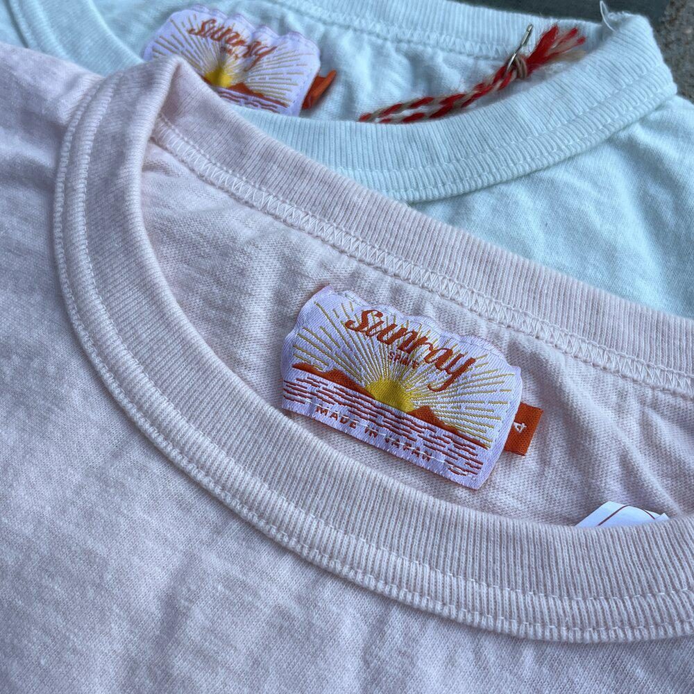 Na'maka'oh Loopwheel Tee by Sunray Sportswear. Label view.